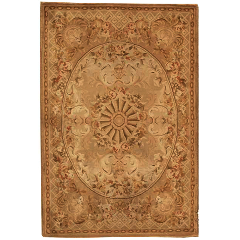 Hand-Knotted High-Quality Gold Area Rug