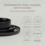Overback Stackable 12-Piece Semi Hand-Finished Stoneware Dinnerware Set, Service for 4-99305509