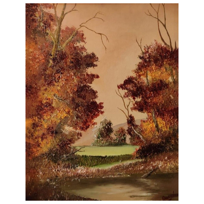 Automne - Le paysage | Huile sur toile | Par Qureysh Basrai