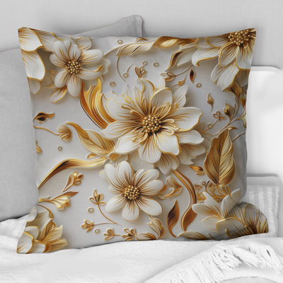 Floral Throw Pillow