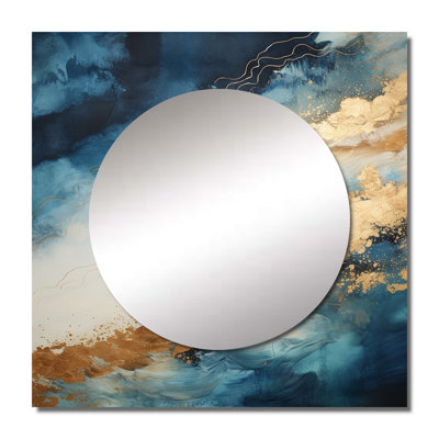 Laquel - Northern Lights Large Square Mirror For Wall Art Decor