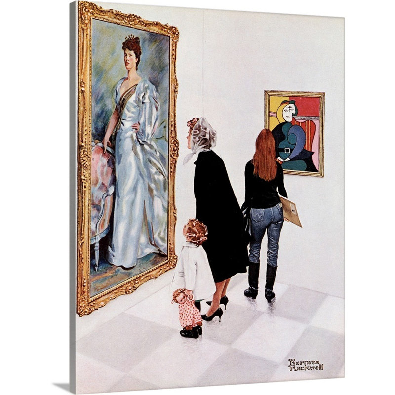 Picasso Vs. Art mural Sargent, Toile tendue, H 14 po x l 11 po x P 1,25 po