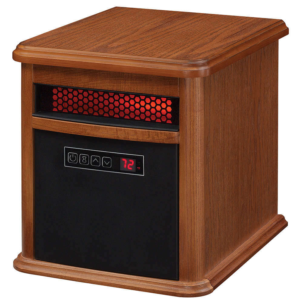 Duraflame 1500 Watt Watt 5200 BTU BTU Electric High Efficiency Cabinet Space  Heater with Adjustable Thermostat , Remote Included and with Digital  Display - Wayfair Canada