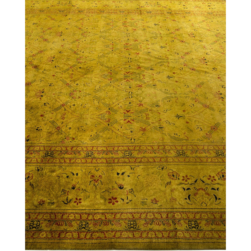 Tapis noué à la main Weirsky - One-of-a-Kind Weirsky - Vert
