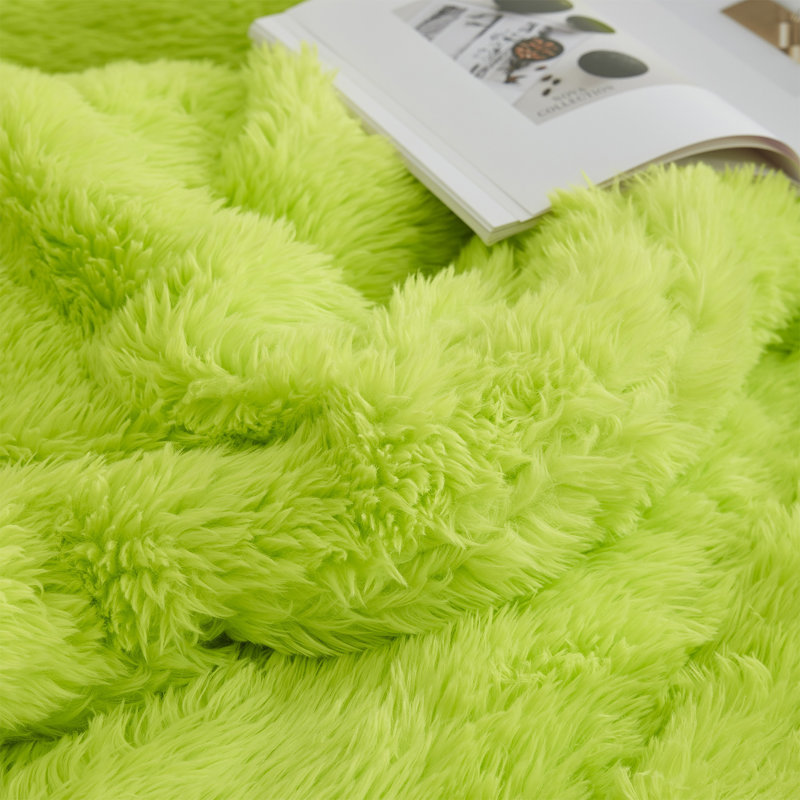 Ensemble d'édredon surdimensionné Coma, Édredon pour très grand lit + 2 taies décorativ, Vert
