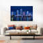 Downtown Skyline At Night, Tampa, Florida, Usa Abstract Modern Architecture City Wall Art-1843140038