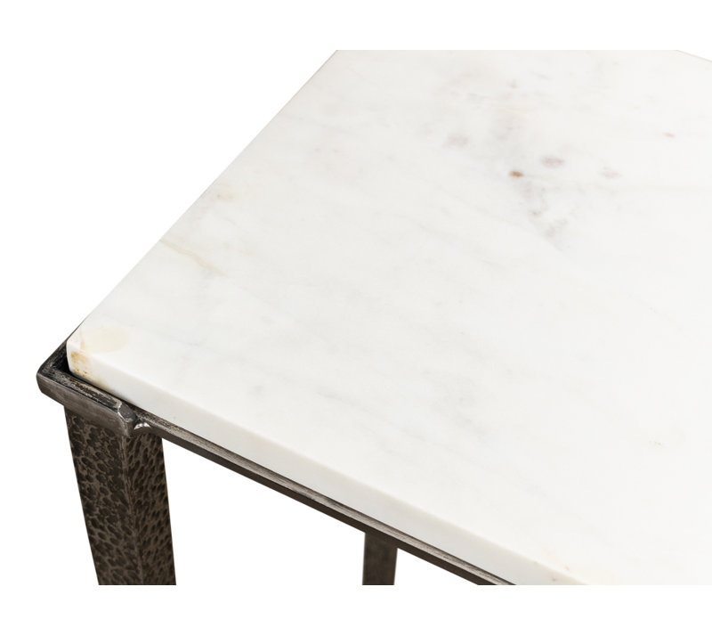 Banswara 36'' W Marble Console Table