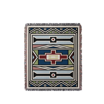 Tribal  Cotton Throw Blanket