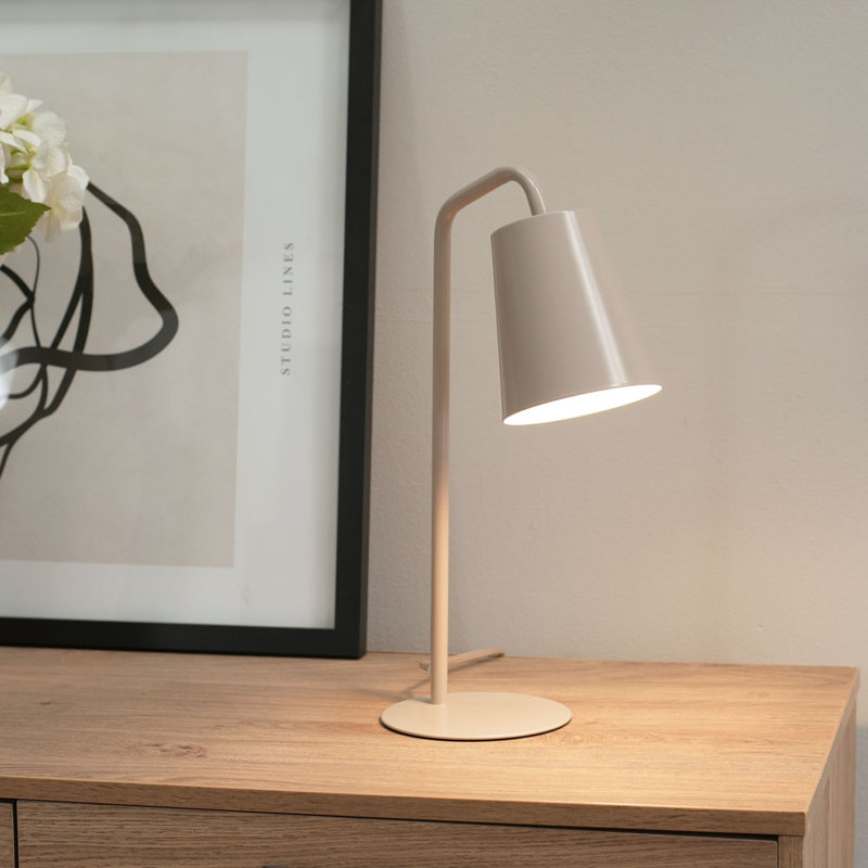 Reubin Metal Table Lamp, No, Natural