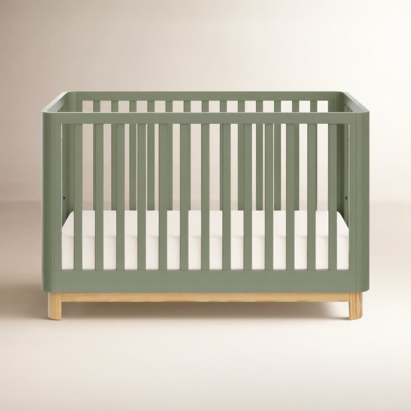 Lit de bébé convertible standard 3-en-1 Santos, Olive