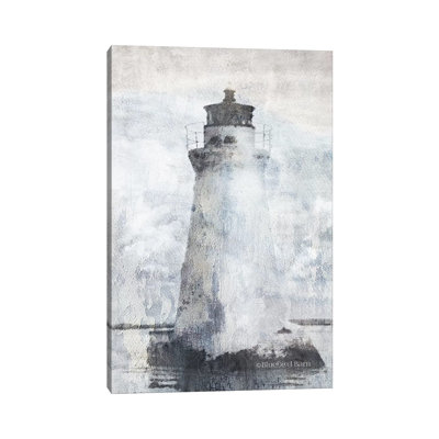 Lighthouse 1 Piece Wrapped Canvas Wall Art