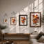Carnation Study Botanical - Framed Print-1213740627-1213740628