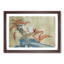 Rooster & Flowers - Picture Frame Graphic Art Print-55610530-55610531