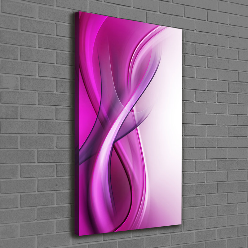 Waves Background - Wrapped Canvas Print