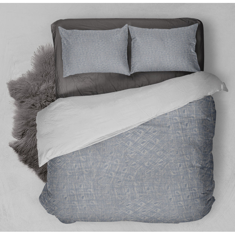 Twill Abstract Duvet Cover, Twin Duvet Cover + 1 Standard Pillowcase