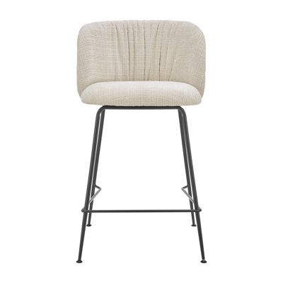 Xafsa Fabric Counter Stool, (Set Of 2)