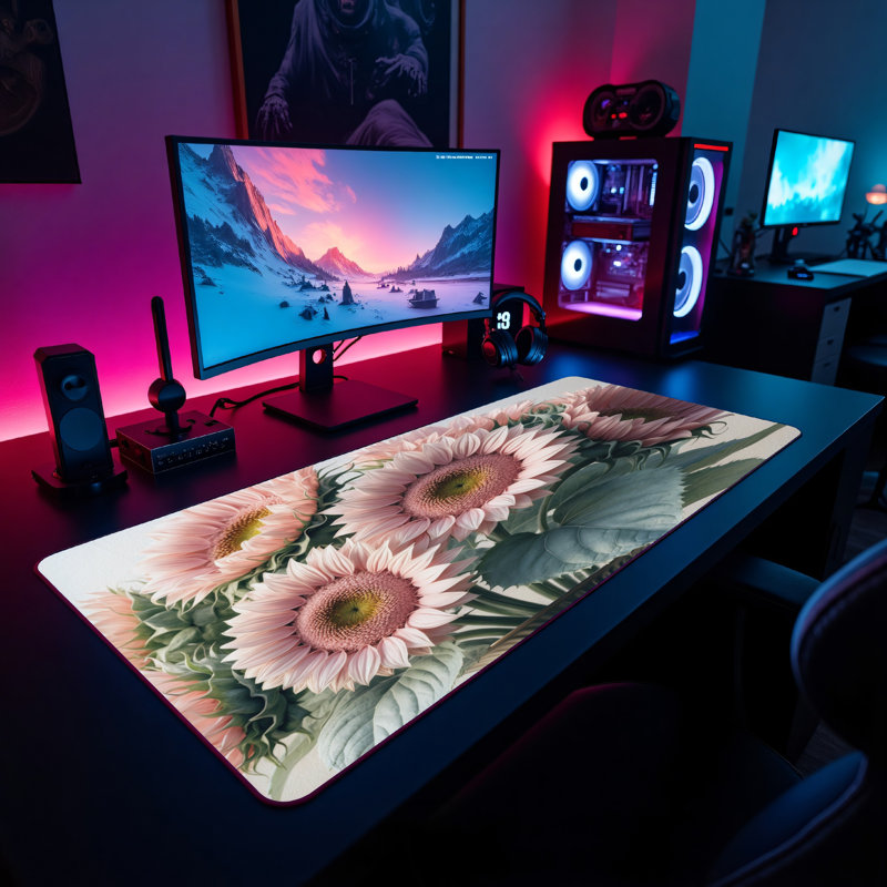 Polyester Desk Pad, 31.5x15.5