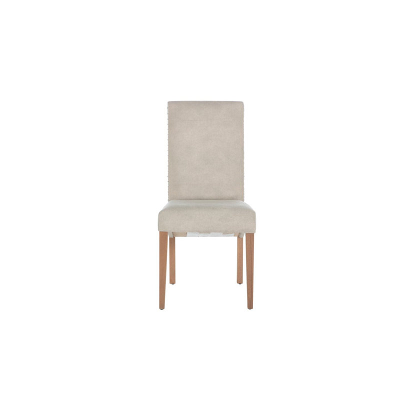 Chaise parsons rembourrée en velours Deatrick
