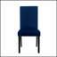 Chaise de salle à manger en velours Cobre-2090836676