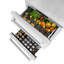 ZLINE Autograph Edition 24 In. Touchstone Refrigerator Drawer in Black Matte and Gold-676164402
