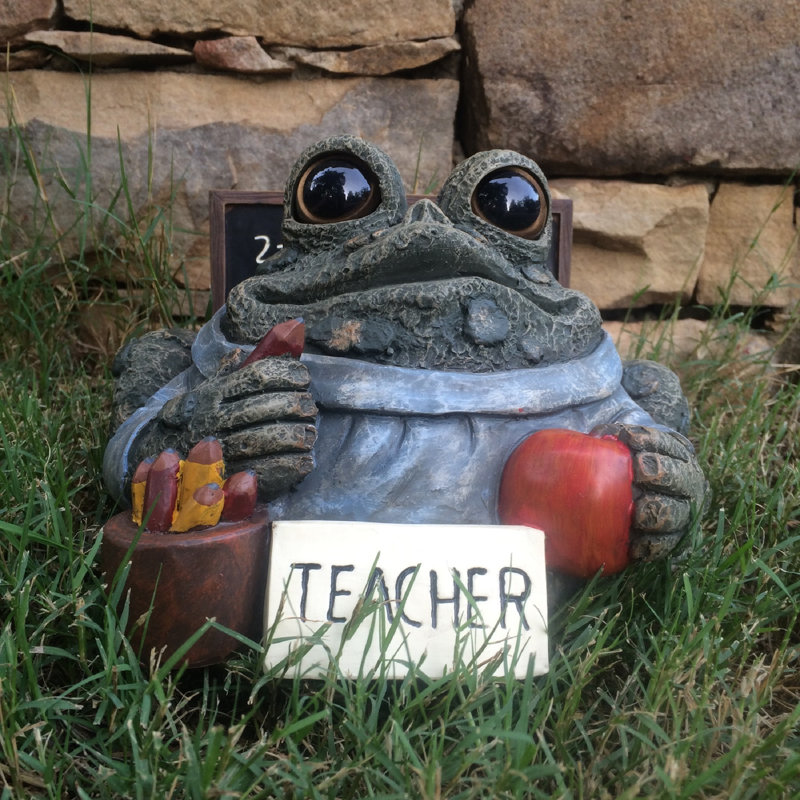 Statue de jardin d'école, Vert