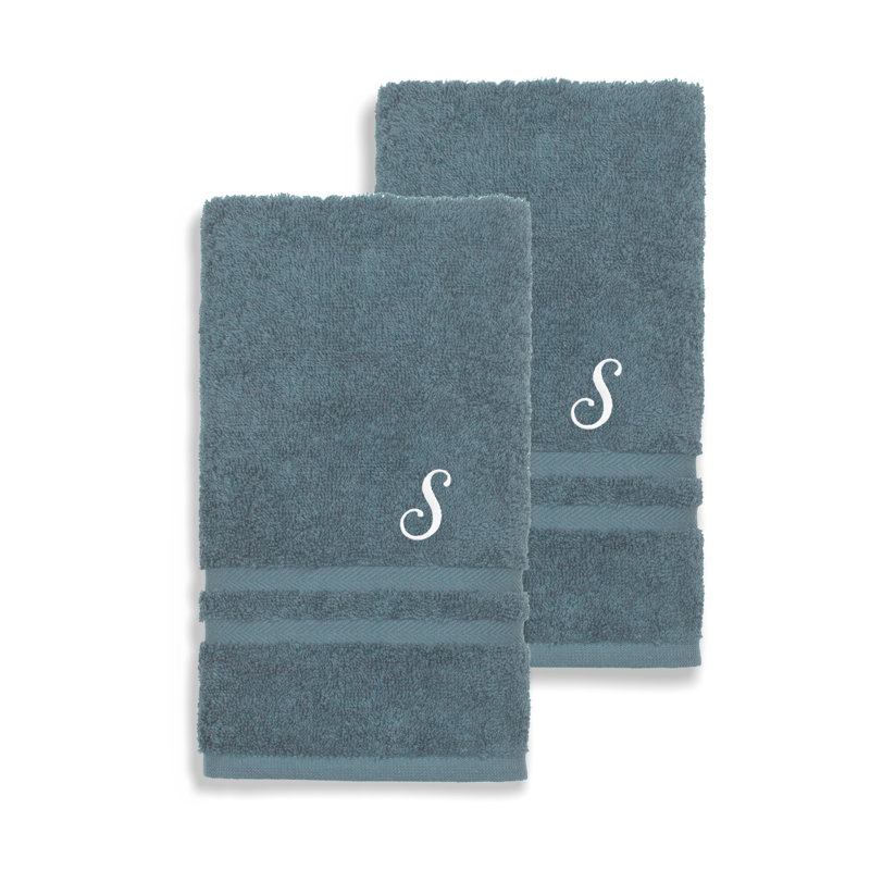Débarbouillette 100% coton Denzi, Bleu Denzi, S