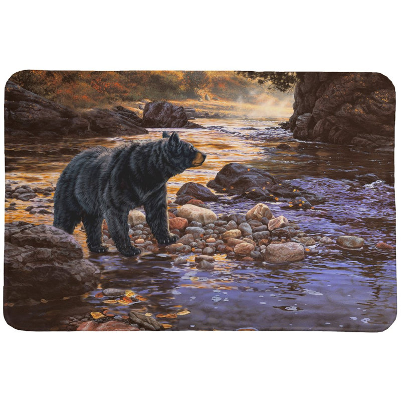 Tapis de bain en mousse à mémoire de forme Despain Shallow Crossing