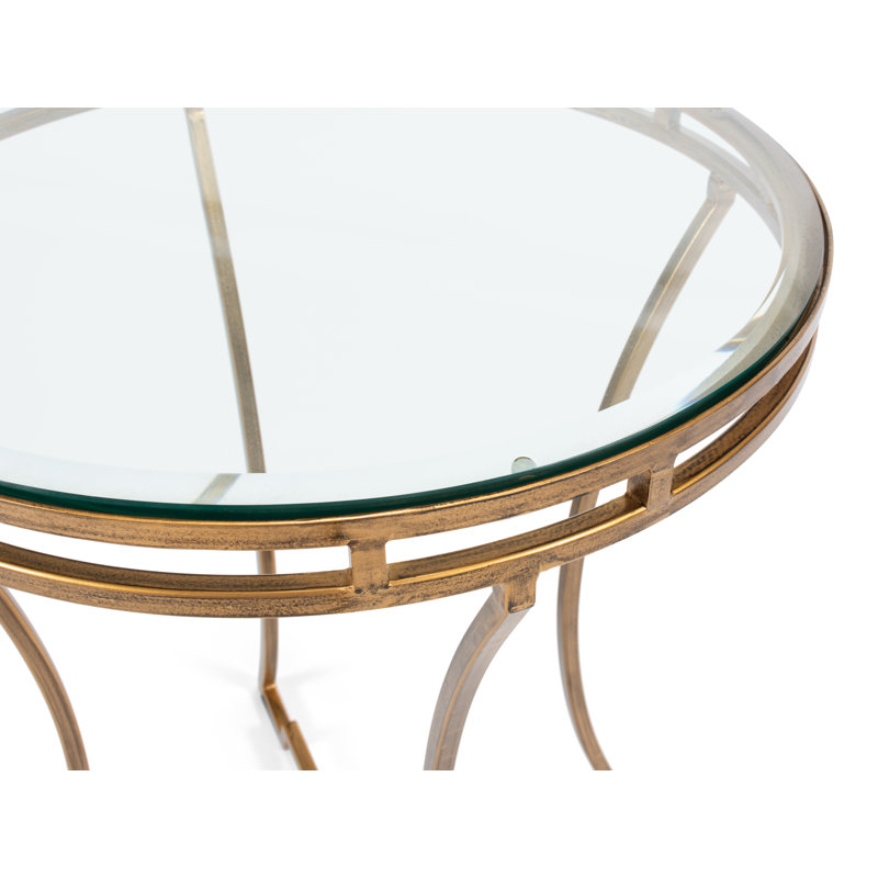 Glass End Table