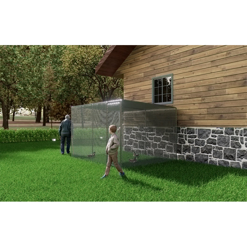 Enclos d'extérieur, H 78,7 po x l 118,1 po x P 78,7 po