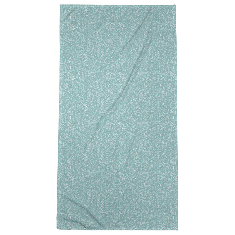 Katelyn Elizabeth Cotton Blend Bath Towel, Teal