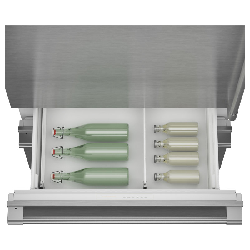 Monogram 36" Integrated Left-Hinge Bottom Freezer Refrigerator