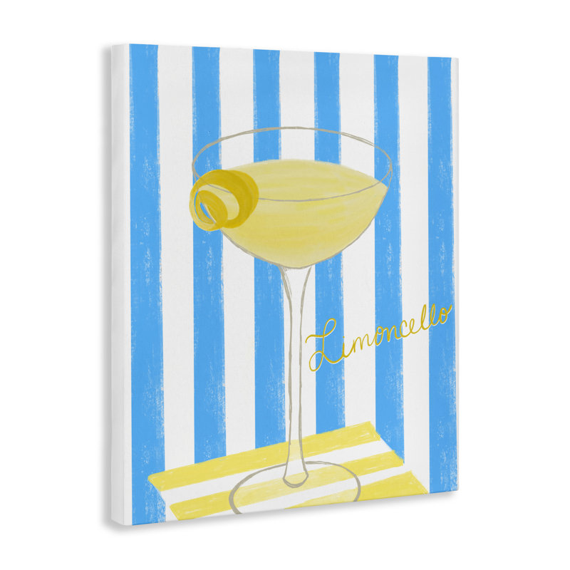 Toile d'agrumes Limoncello, design par EMILY Navas, H 40 po x l 30 po