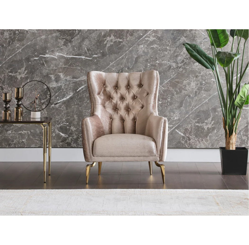 Canapé et fauteuil d'appoint Pavilion, Beige
