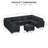 Anjanette Large Modular Storage Sofa U-Shaped Chenille Sectional Sofa With Ottomans Cup Holder-1481911265