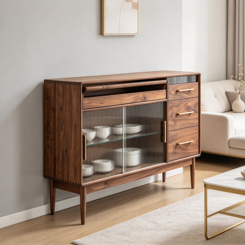 Buffet Table, 33.86" H x 55.12" W x 16.93" D