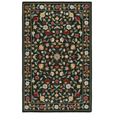 Chelsea Hand Tufted Wool; Cotton Floral Indoor Rug