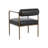 AJANI DINING ARMCHAIR - TAN LEATHER - Black-1649105923