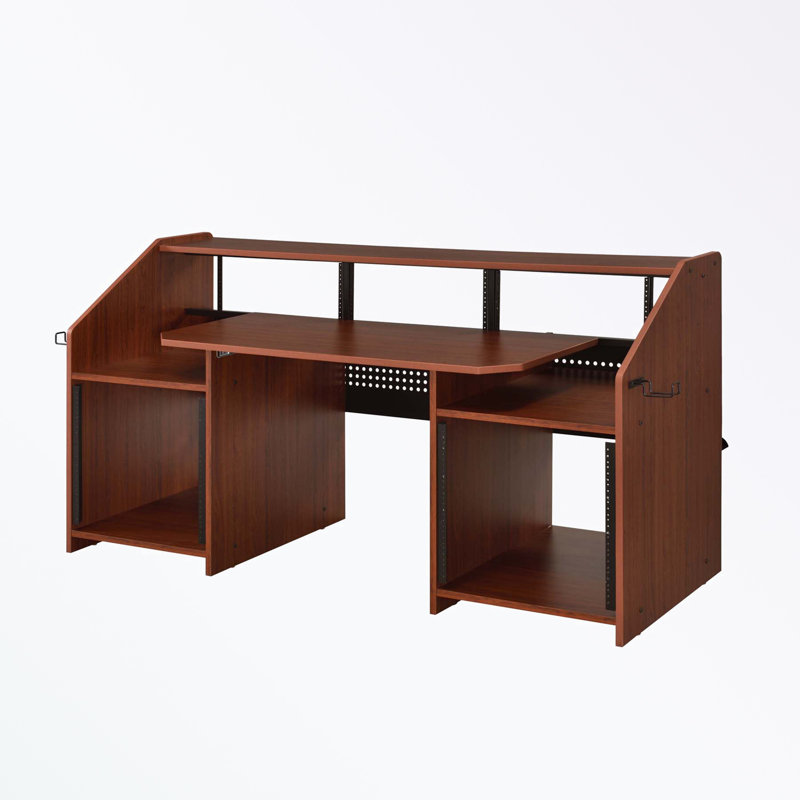 Rectangular Table with 2 Open Compartment, Cherry