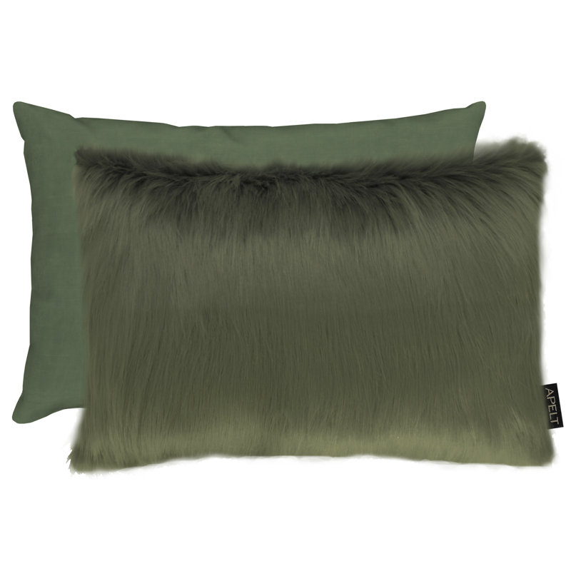 Loft Style Cushion Cover, Green, 35cm x 45cm, Rectangular