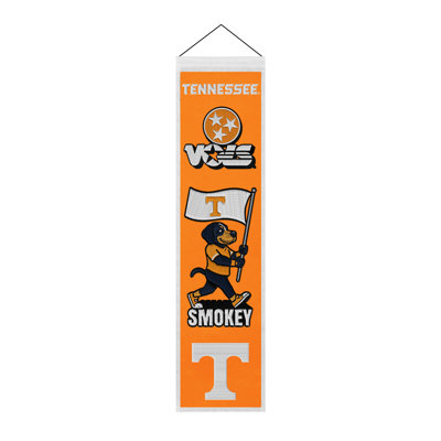 Décoration murale NCAA Tennessee Volunteers Icon, 8 po x 32 po