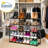 5-Tier Metal Shoe Rack Organizer, Sturdy Free-Standing Shoe Shelf For Entryway, Closet, Bedroom Or Garage, Holds Up To 25 Pairs Of Shoes