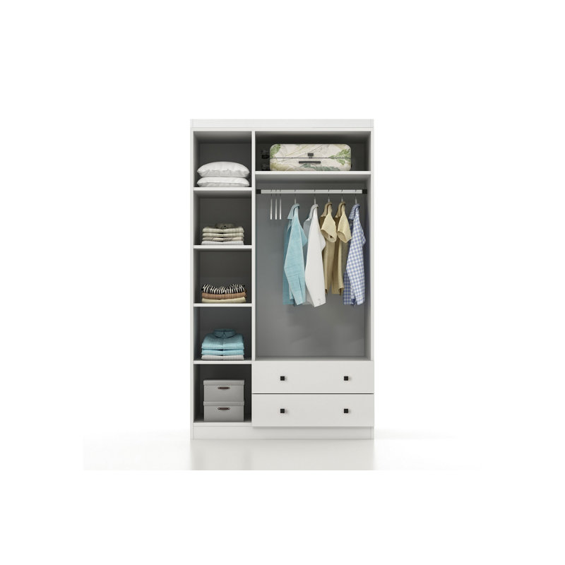 Berend 3 Door Manufactured Wood Wardrobe
