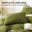 Ensemble de housse de couette Waffle Weave-110476436-112602235