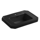 Kathryn Fireclay 27" Pedestal Bathroom Sink with Overflow