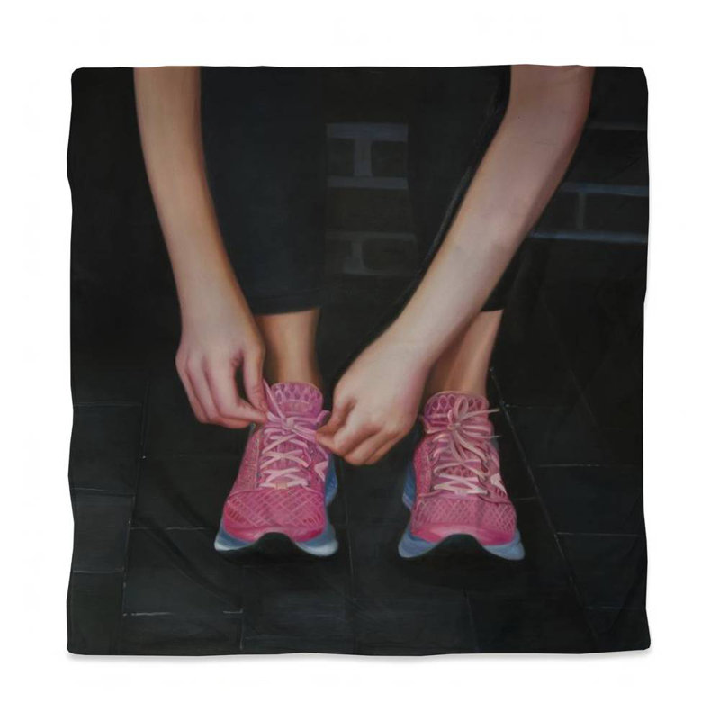 Hyperrealist Black Queen Duvet Cover | Ready for the Race Decor