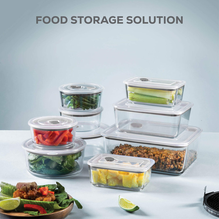 Prep & Savour Daequon Stackable 10 Container Food Storage Set