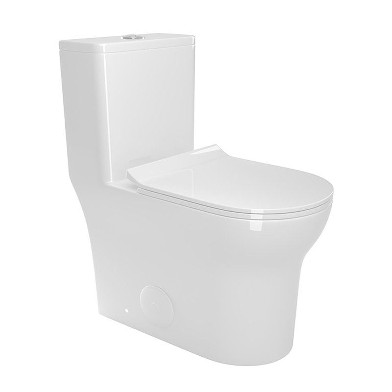 Toilette allongée en céramique à hauteur confortable, 1,1 / 1,6, blanche, et siège en céramique, allongée, hauteur confortable, mode accrédité