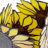9.75"H Sunflower Rectangle Shade Hurricane Uplight Accent Lamp 