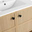 Meuble-lavabo autoportant de 30 po avec 2 portes à fermeture en douceur Emmry (lavabo non inclus)