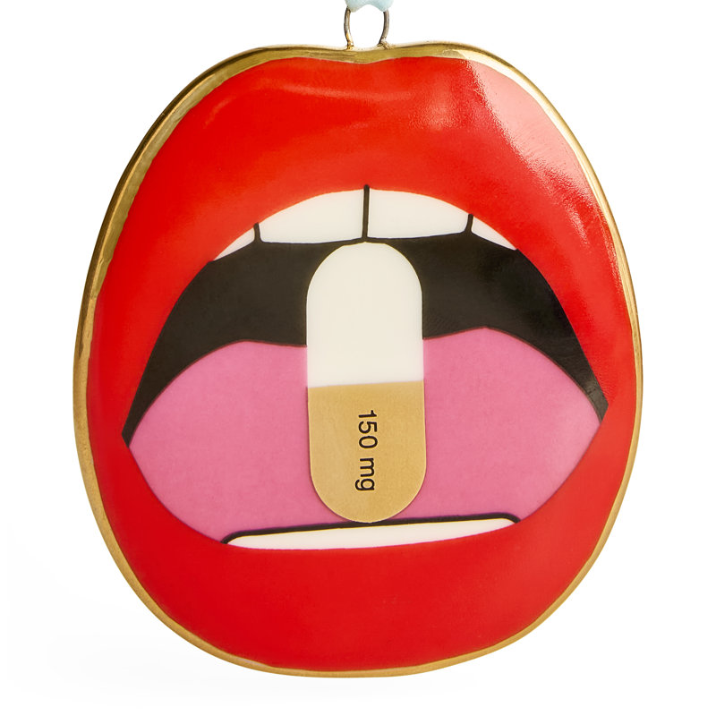 Lips Full Dose Ornament